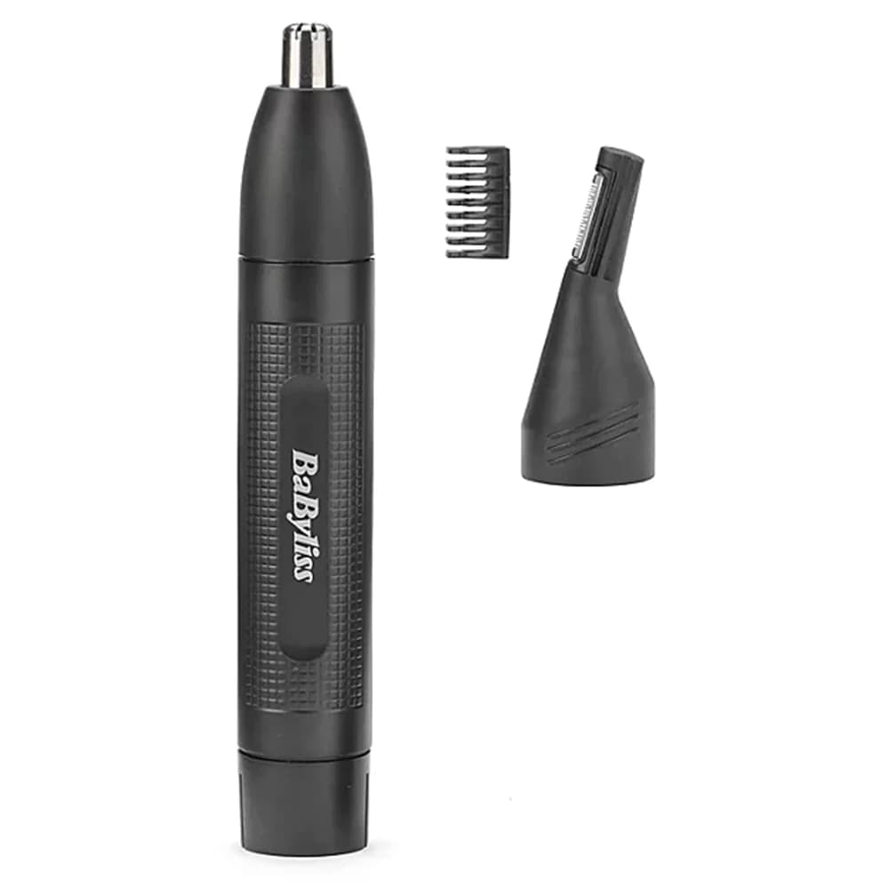 Babyliss 3 In 1 Detail Nose Trimmer - Black | E652U