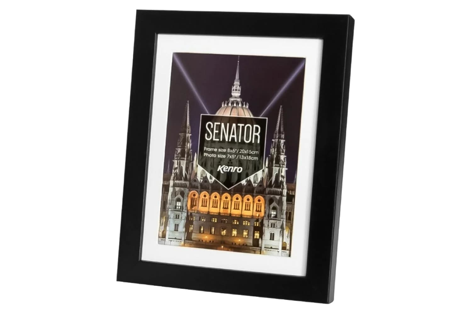 Kenro Senator 12x16”/16x20" Photo Frame | Black