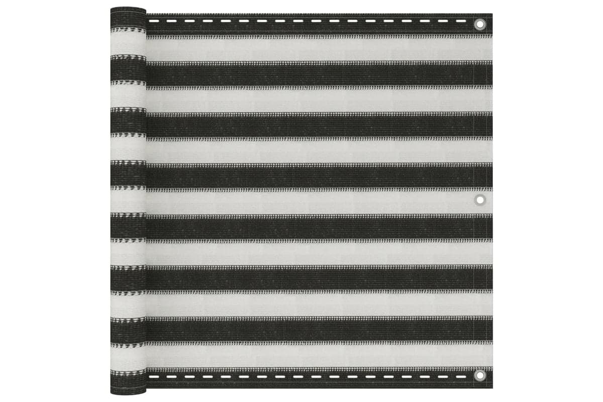 vidaXL 42318 Balcony Screen Hdpe 90x400cm Anthracite And White