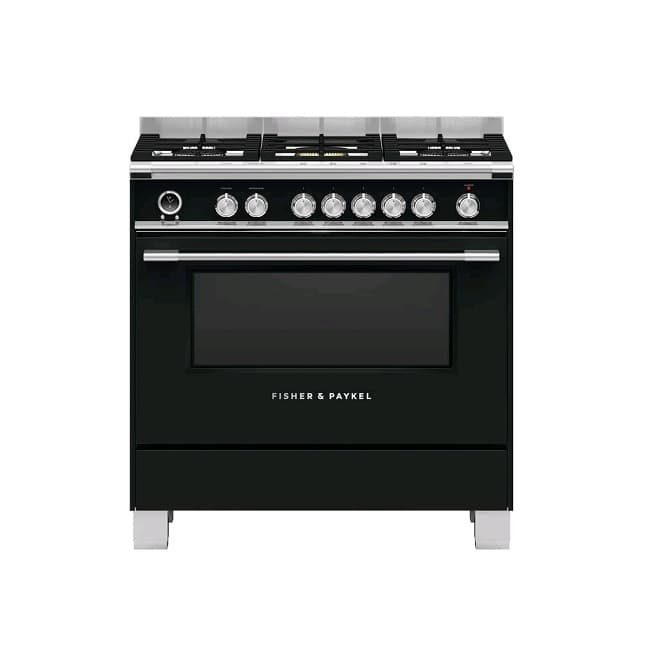 Fisher & Paykel 90cm Freestanding Dual Fuel Range Cooker OR90SCG6B1