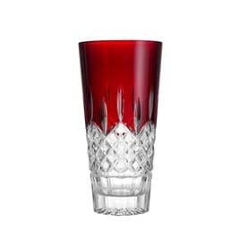 Lismore Red Vase 25 cm