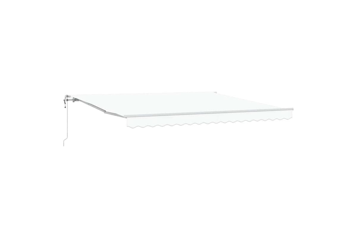 Vidaxl Retractable Awning 400 X 300 Cm White