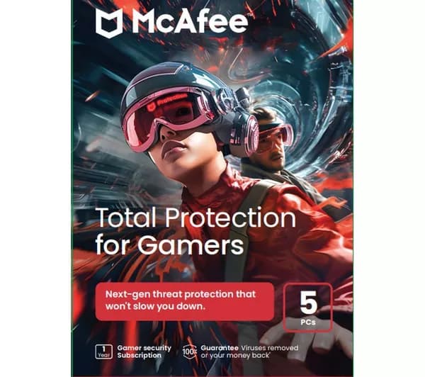MCAFEE Total Protection for Gamers - 1 Year for 5 Devices