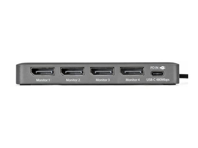 STARTECH.COM - Startech - docking station - USB-C / Displayport - 4 x DP - TAA Compliant