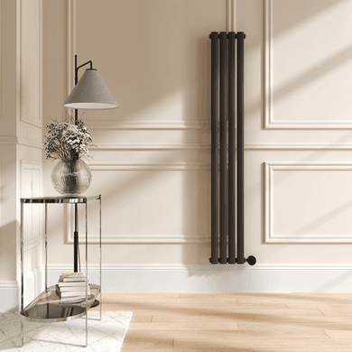 Russet Vertical Smart Electric Radiator with Wi-Fi Thermostat - 1000W - H1600xW236 - Bathroom Safe