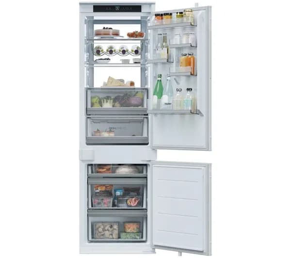 HAIER HBQ7518ATK Integrated Smart 70/30 Fridge Freezer - Sliding Hinge