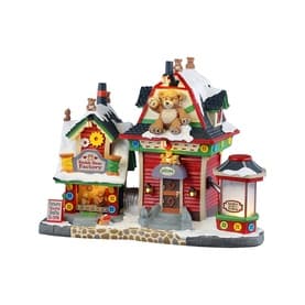 Teddy Bear Factory LED Building 20cm