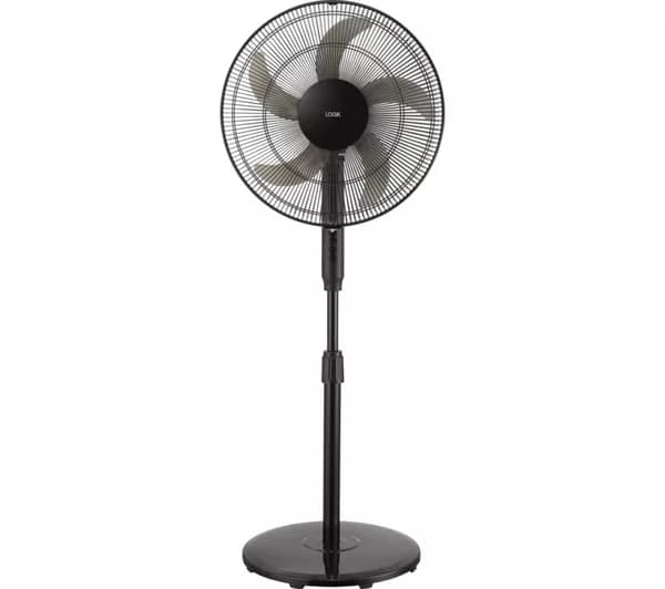 LOGIK L16PFB26 16" Pedestal Fan - Black
