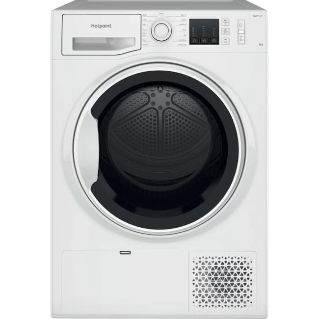 Hotpoint 8kg Heat Pump Condenser Tumble Dryer - White | NT M10 81WK UK