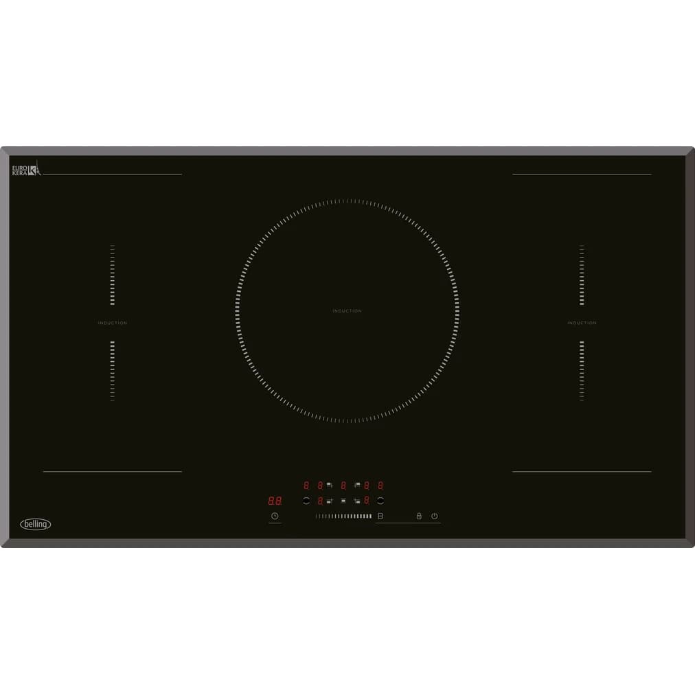 Belling 90CM 5 Zone Induction Hob - Black | BIH90TB