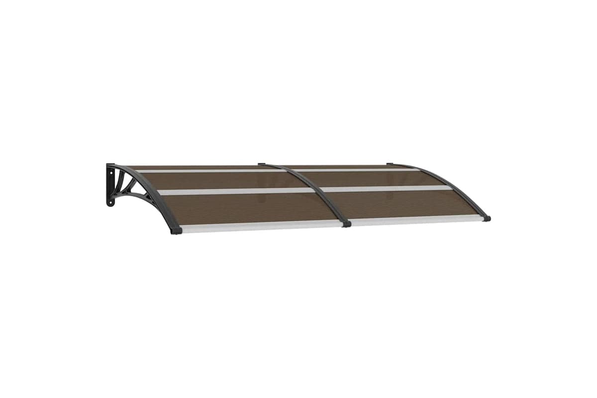 vidaXL 45635 Door Canopy Black 200x100cm Pc
