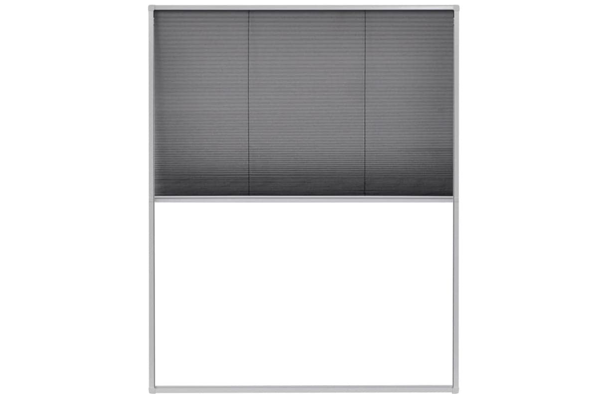 vidaXL 142611 Plisse Insect Screen For Windows Aluminium 80x100cm
