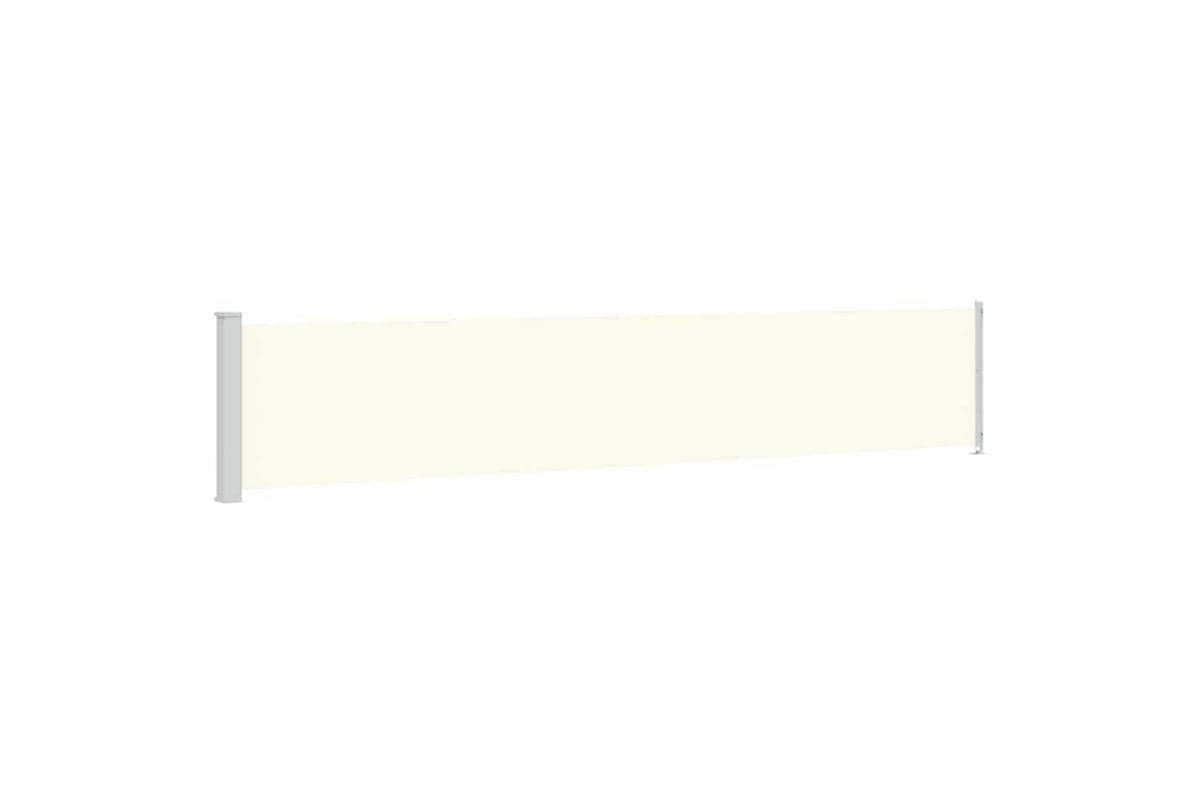 vidaXL 317947 Patio Retractable Side Awning 117x600cm Cream