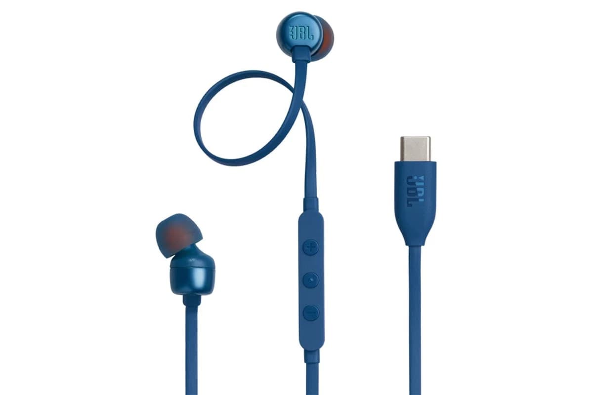 JBL Tune 310C USB-C In-Ear Earphones | Blue
