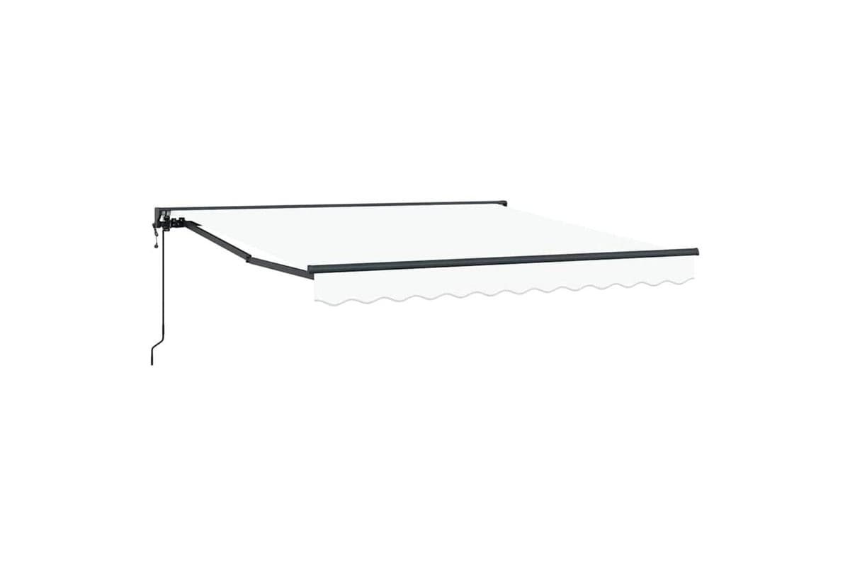 Vidaxl Retractable Awning White 300x250 Cm Fabric
