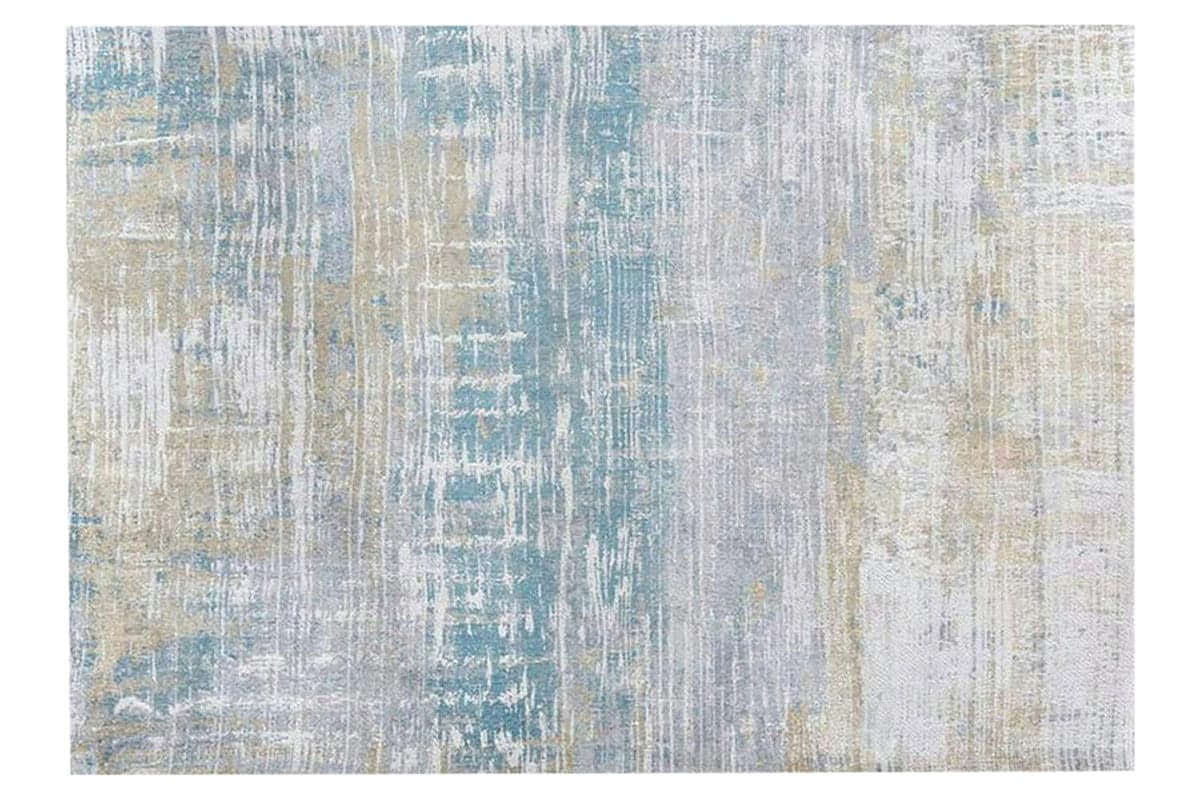 Louis De Poortere | Streaks Eco Rug | Long Island Blue | 80 x 150 cm
