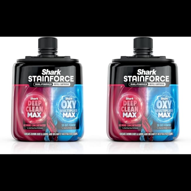 Shark StainForce 2 x 500ml Dual-Formula Refill | XSKBDHXCM500UK