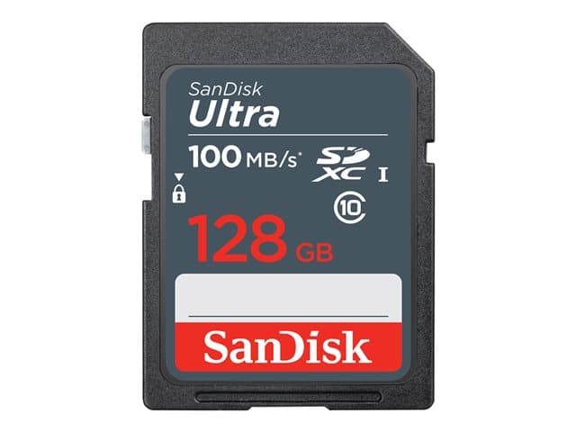 SANDISK - Ultra - flash memory card - 128 GB - SDXC UHS-I