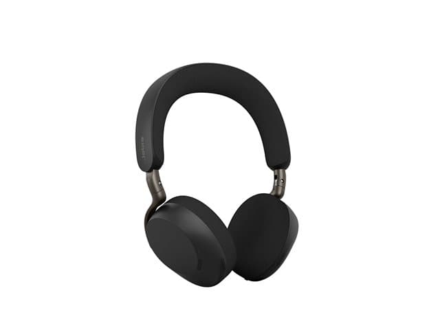 JABRA - Evolve3 75 UC - Headset - on-ear - Bluetooth - wireless - active noise cancelling - USB-C via Bluetooth adapter - black - with wireless charging pad - UC certified, Zoom Certified, Google Meet Certified