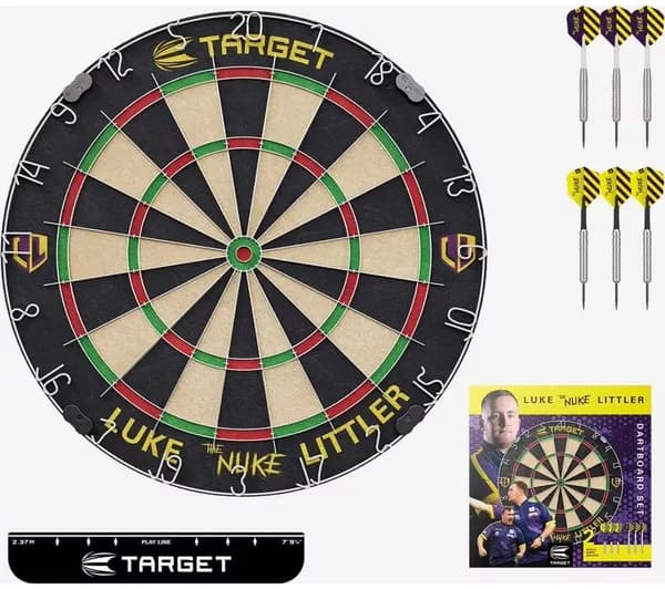 TARGET Luke Littler Dartboard Set