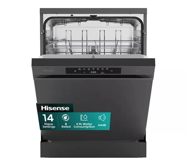 HISENSE Hi4 HS642B90B Full-size Dishwasher - Black