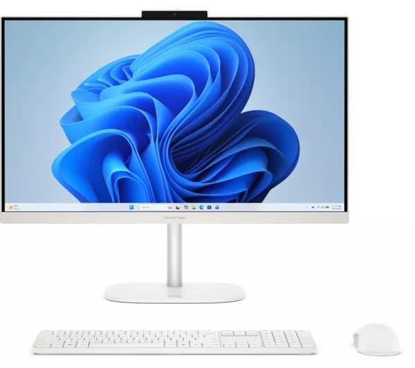 HP OmniStudio 24-cu0005na 23.8" All-in-One PC - Intel® Core™ 3, 512 TB SSD, Cotton White