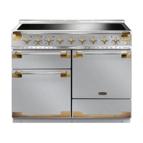 RANGEMASTER            ELISE LUXE 110CM INDUCTION  STAINLESS STEEL WITH ANTIQUE BRASS TRIM