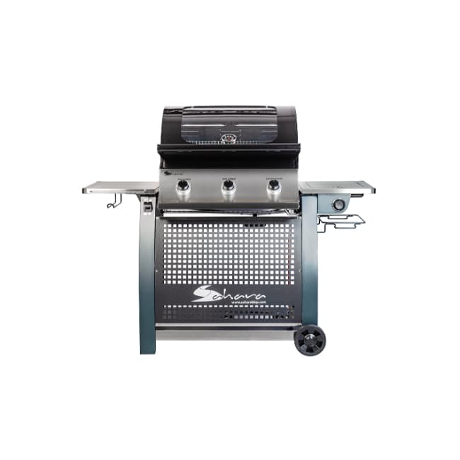 Sahara 3 Burner BBQ with side burner | S375IR-ST