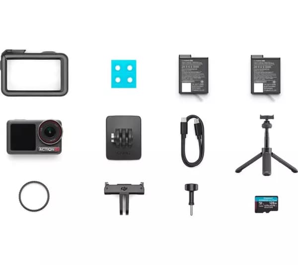 DJI Osmo Action 5 Pro 4K Ultra HD Action Camera Advanced Combo - Black