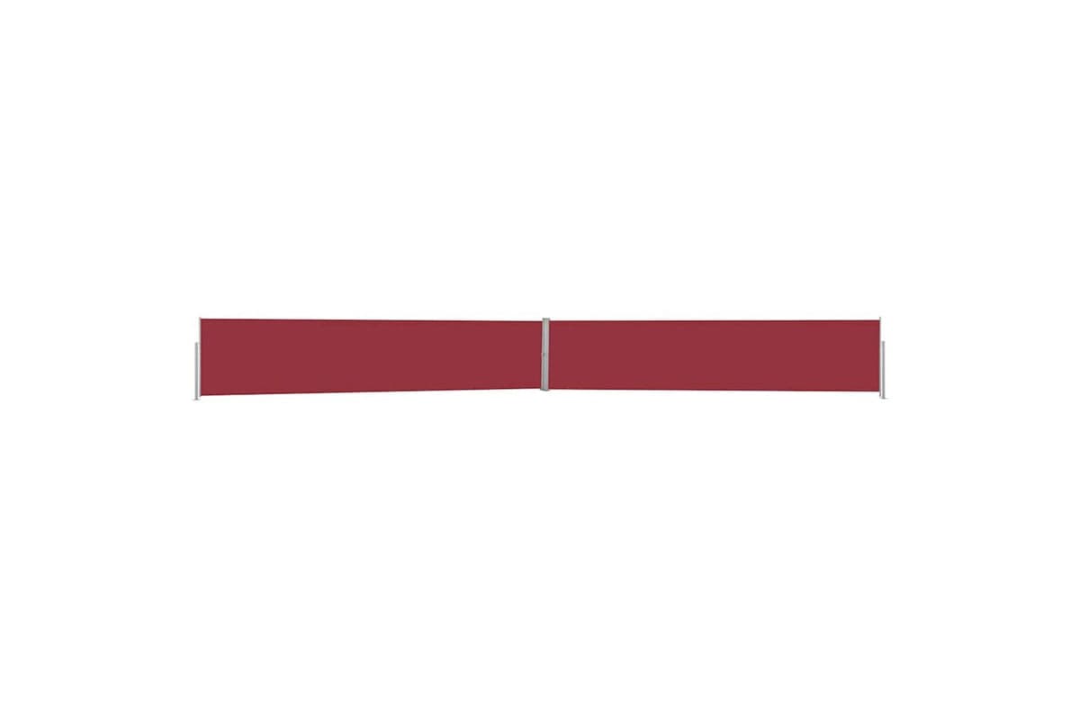 vidaXL 313392 Patio Retractable Side Awning 140x1200cm Red