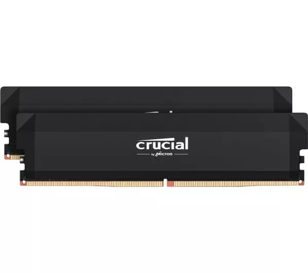 CRUCIAL Pro Overclocking 32 GB 6000 MHz DDR5 Memory Kit - 16 GB x 2 - Black
