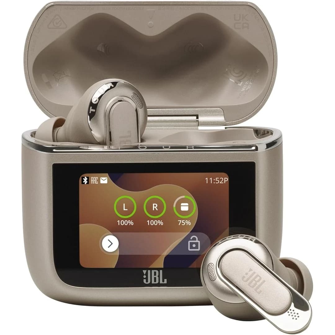 JBL Tour Pro 3 True Wireless Noise Cancelling Earbuds - Latte | JBLTOURPRO3LTT
