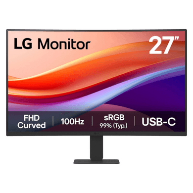 LG 27U421A 27" VA Full HD 100Hz USB-C Curved Monitor