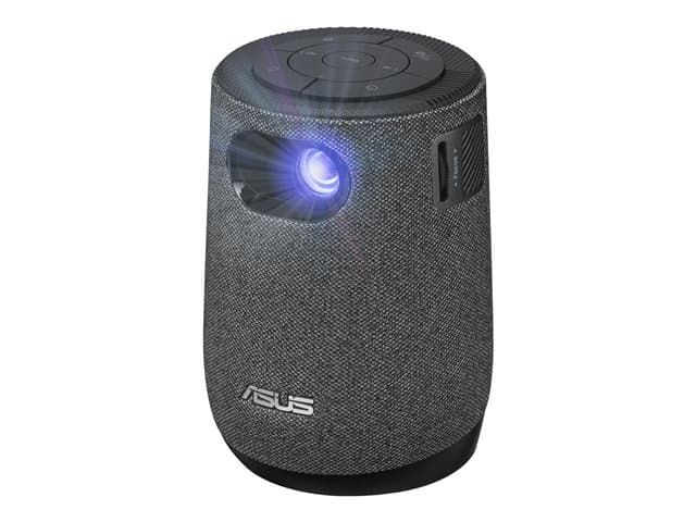 ASUSTEK - ASUS ZenBeam Latte L1 - DLP projector - LED - 300 lumens - 1280 x 720 - 16:9 - 720p - short-throw fixed lens - Wi-Fi / Bluetooth - grey, black
