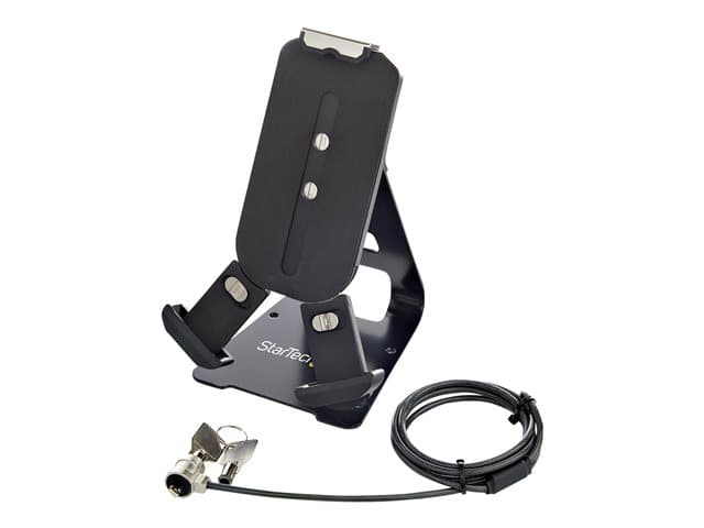 STARTECH.COM - Startech Secure Tablet Stand w/ K-Slot Cable Lock, Locking Tablet Holder for 7.9-13 inch Tablets, Universal Adjustable Tablet Mount for Desk/Surface, Lockable Anti-Theft Security Mount - Tablet Security Mount (SECTBLTDT) - notebook / tablet stand