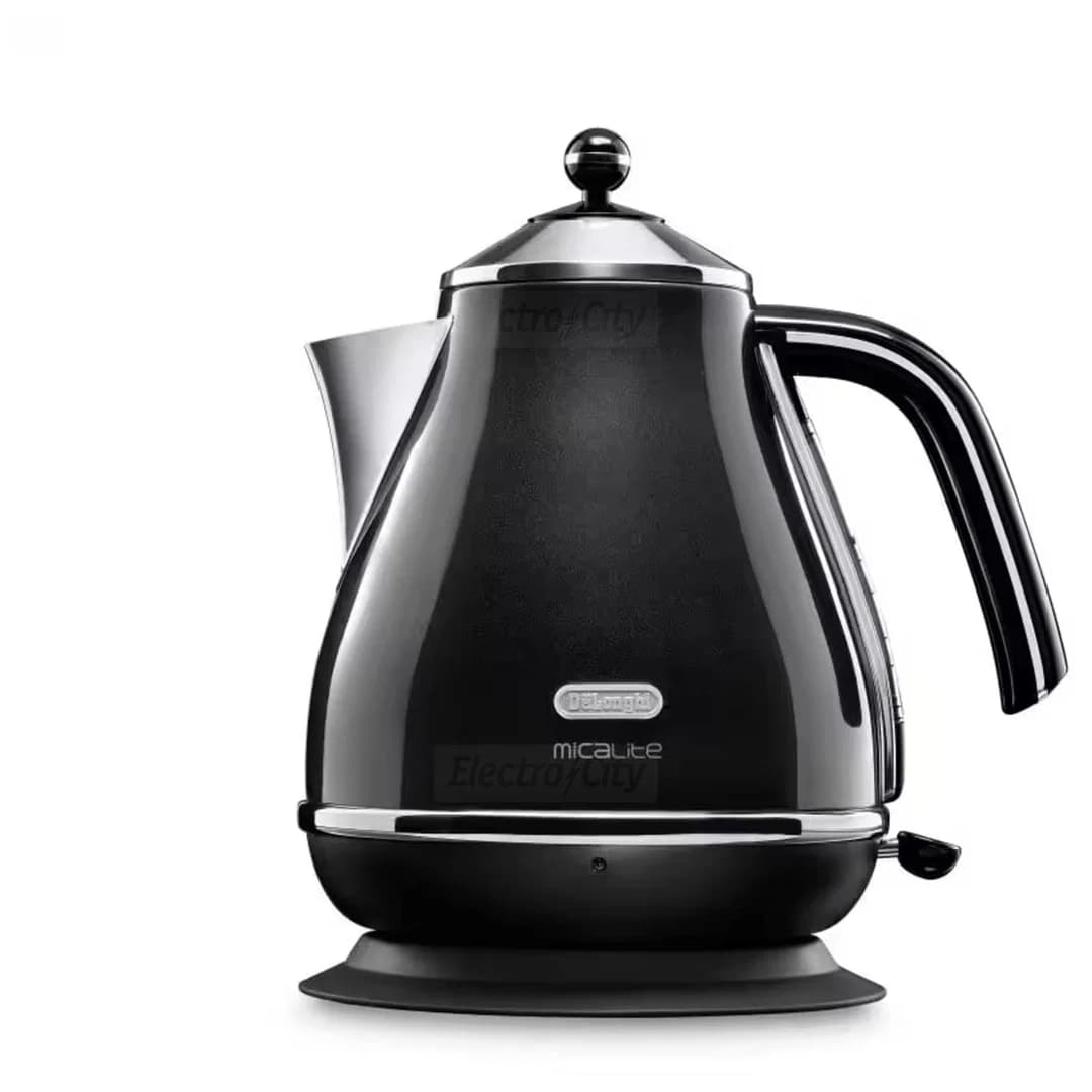 De’Longhi Icona Micalite 1.7 Litre 3000W Electric Kettle | Black Metallic