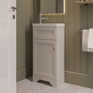 Baxenden 400mm Freestanding Cloakroom Vanity Unit
