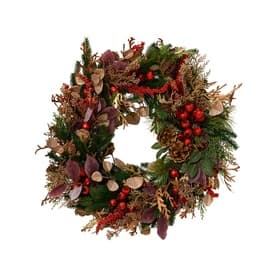 Vine Base Pinecone Christmas Wreath 60cm
