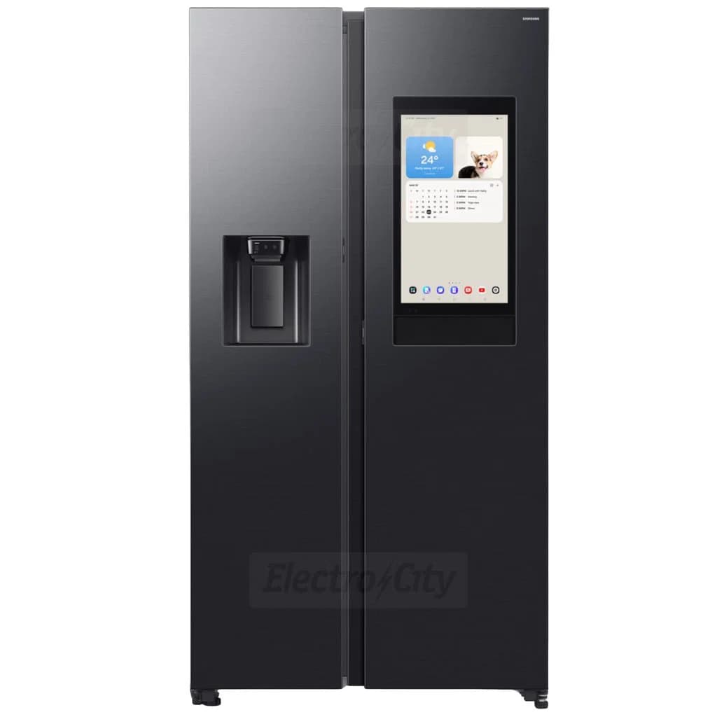 Samsung Series 9 Bespoke AI Family Hub American Fridge Freezer | Black