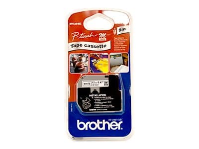 BROTHER - M-K231 BLACK/WHITE - 8M SINGLE BLACK ON WHITE