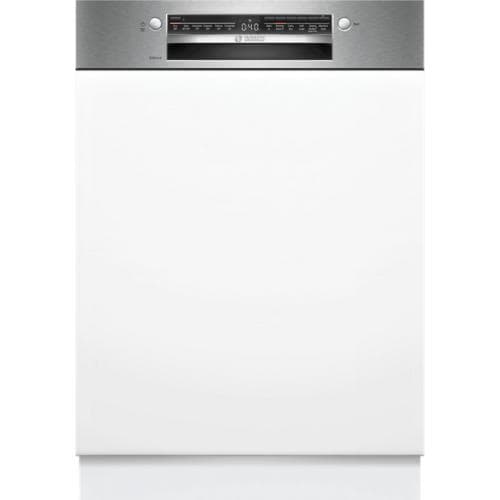 BOSCH SERIES 2 SEMI-INTEGRATED 13 PLACE SETTINGS DISHWASHER 60 CM BRUSHED STEEL CONTROL PANEL