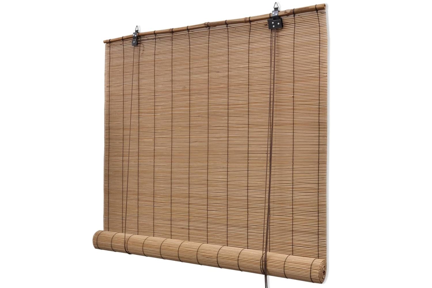 Vidaxl Brown Bamboo Roller Blinds 120 X 220 Cm