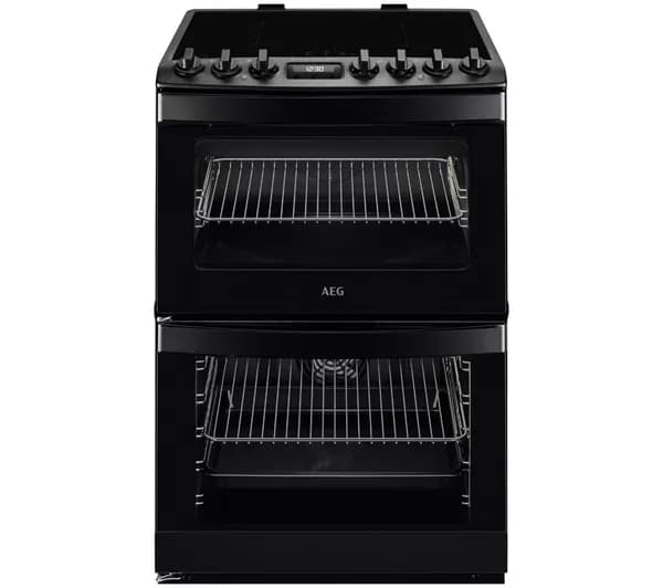 AEG 6000 SteamBake CIB6743MCB 60 cm Electric Induction Cooker - Matte Black