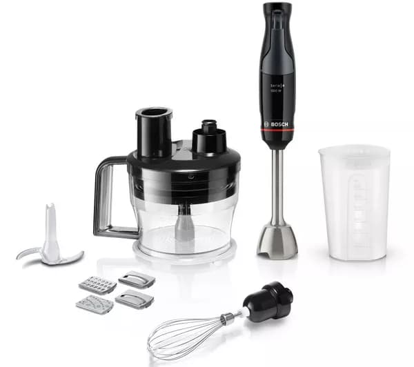 BOSCH Ergomaster 3-in-1 Pressure Controlled Speed Hand Blender MSM4B670GB - Black