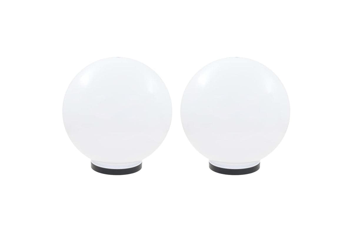 vidaXL 50657 Led Bowl Lamps 2 Pcs Spherical 40cm Pmma