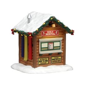 Ski Rental LED Building 13cm