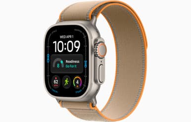 Apple Watch Ultra 4 GPS + Cellular 49mm Natural Titanium Case with Sand Trail Loop - S/M | MJAJ4DH/A