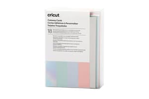Cricut R10 Cutaway Cards Pastel Sampler | 18 ct