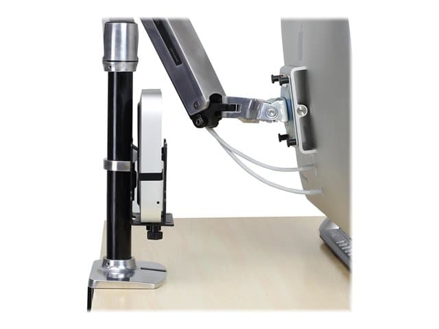 ERGOTRON - Thin Client Mount - Mounting kit (holder, mounting hardware, strap) for personal computer - black - pole mount - for P/N: 45-353-026, 45-354-026