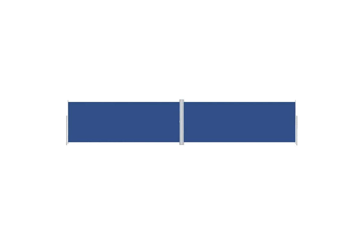 vidaXL 318046 Retractable Side Awning Blue 200x1000cm